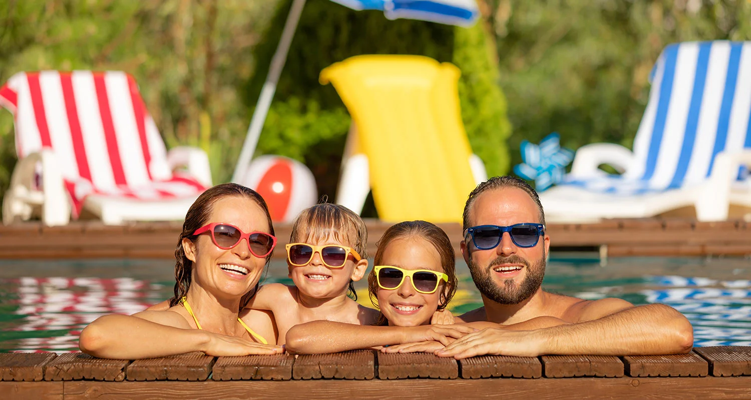 People in a Freshwater Pool