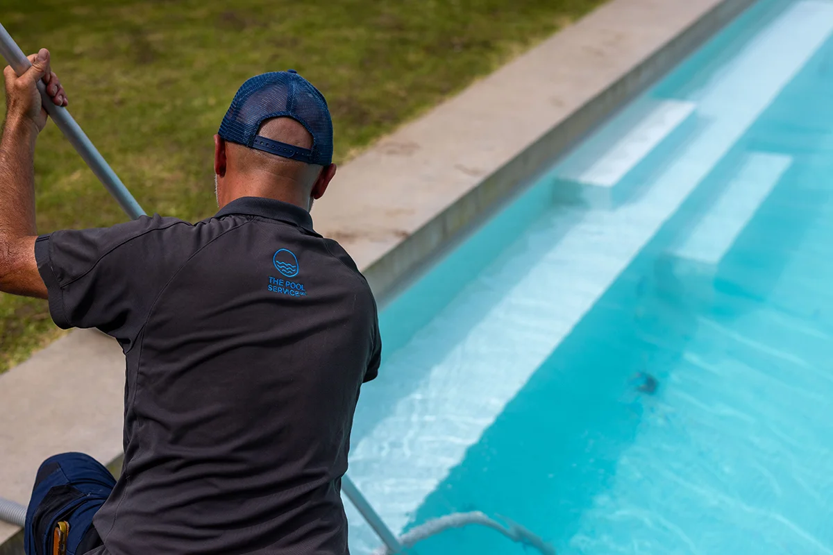 Pool Tech Pool Service Man