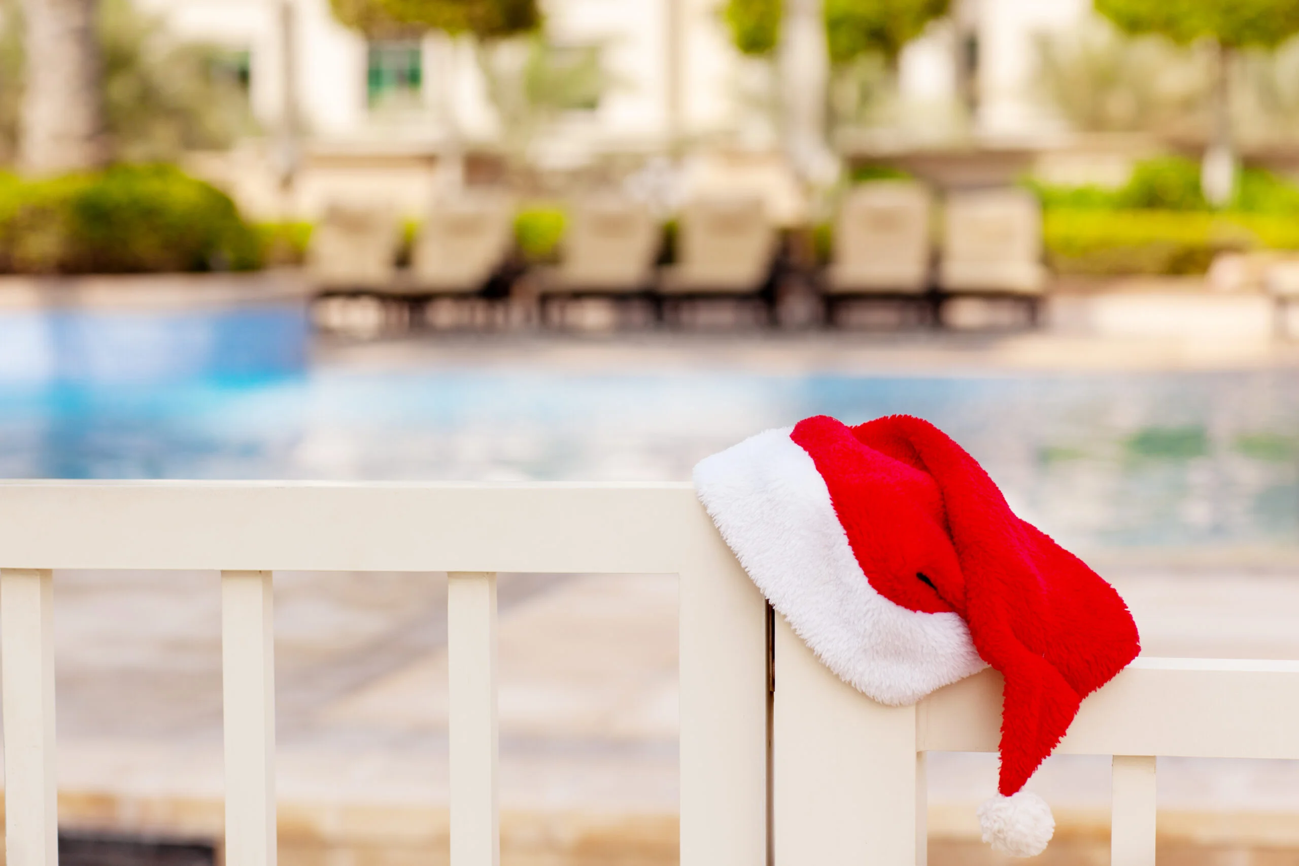 Sydney pool santa