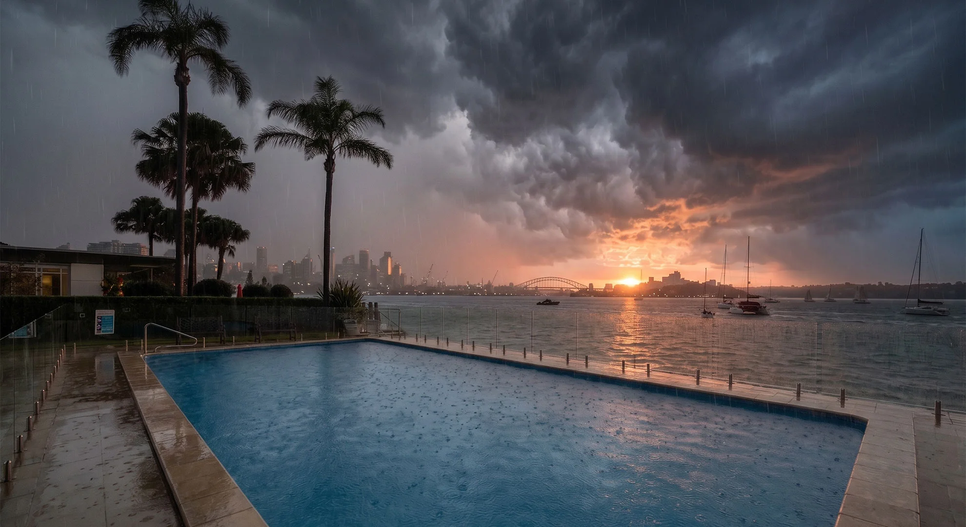 Clean Pool After Rain