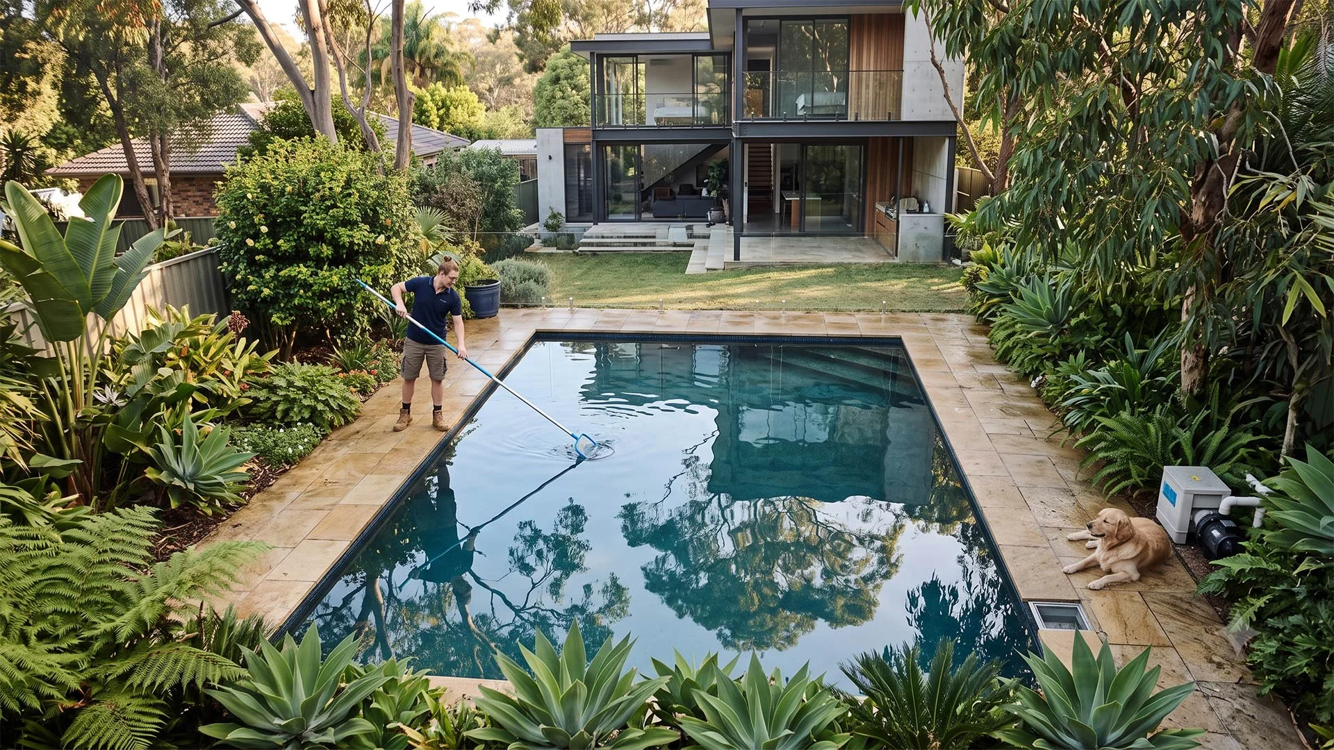 Pool Cleaning in Winter